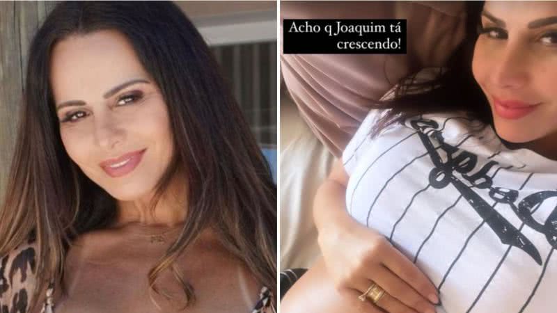 Grávida, Viviane Araújo encanta ao mostrar bebê se mexendo na barriga: "Crescendo" - Reprodução/Instagram