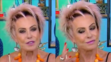 Ana Maria Braga usa colar de cenoura em protesto contra inflação: "Artigo de luxo" - Reprodução/TV Globo