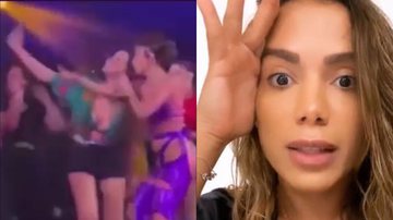 Anitta expulsa fã que invadiu o palco durante show em São Paulo - Reprodução/Twitter