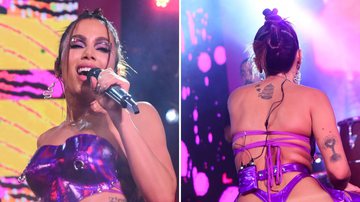 Anitta faz show com bumbum à mostra e desce até o chão no palco - AgNews/Leo Franco