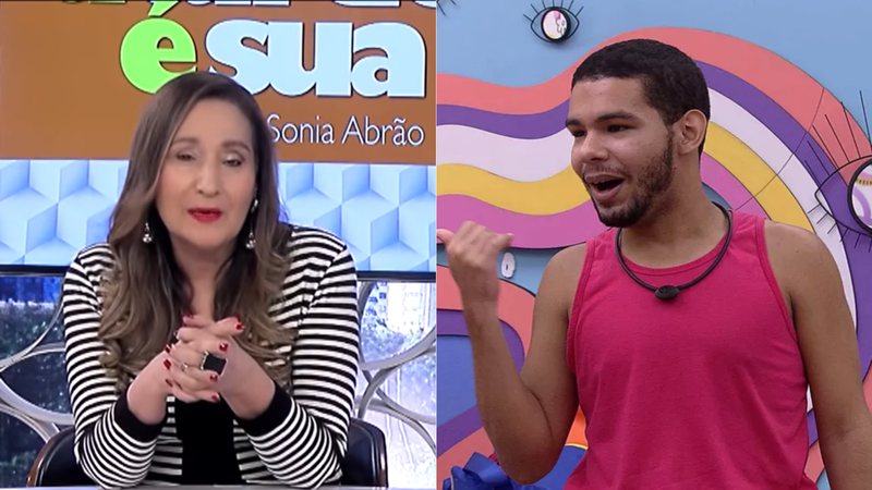 BBB22: Sonia Abrão fica inconformada com comportamento de Vyni - Reprodução/Globo/RedeTV!