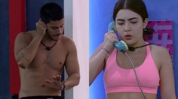 BBB22: Arthur Aguiar imita Jade Picon atendendo Big Fone e debocha: "Vamo paredão?" - Reprodução/TV Globo