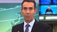 César Tralli fica em saia justa com erro técnico no 'Jornal Hoje' - Reprodução/TV Globo