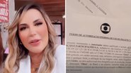 Deolane Bezerra mostra contrato com a Globo e dispara: "Aguenta Brasil" - Reprodução/TV Globo