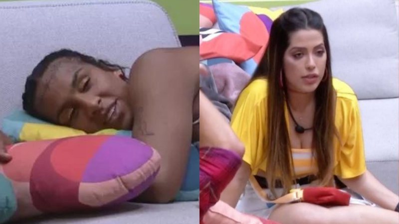 BBB22: Desesperada, Laís faz pedido para Linn da Quebrada: "Por favor" - Reprodução/TV Globo