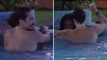 BBB22: Assédio? Eli prende Jessi na piscina, sister pede ajuda e produção interrompe: "Pare" - Reprodução/TV Globo