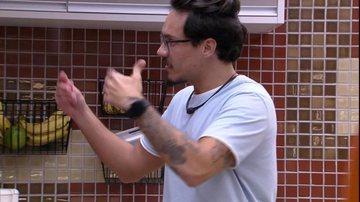 BBB22: Eliezer se revolta com brother, mas arrega e adia discussão: "Amanhã" - Reprodução/TV Globo