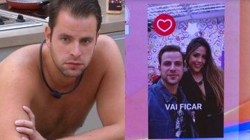 BBB22: Imóvel, Gustavo encara foto de Laís e vira piada na web: "Último romântico" - Reprodução/TV Globo