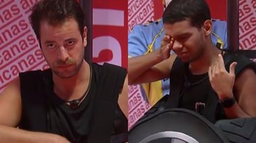 Gustavo joga sujo e manipula Vyni para desistir de prova - Reprodução/TV Globo