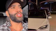 Gusttavo Lima usa carro futurista de R$ 500 mil em viagem na Europa: "Sai voando" - Reprodução/Instagram