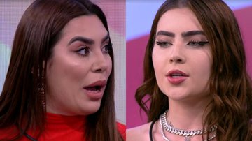 Jade Picon jogou na cara de Naiara Azevedo que a sister pediu um camarim exclusivo para a dinâmica com os eliminados no BBB22 - Reprodução/TV Globo