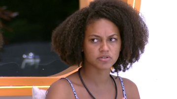 Jessilane lamentou que até o momento é a única sister que não foi para o VIP no BBB22 - Reprodução/TV Globo