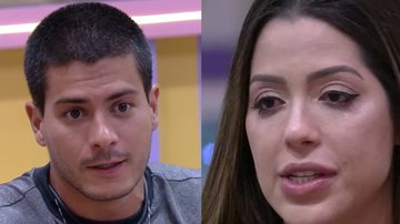 BBB22: Laís chora ao se desculpar com Arthur: "Quero conhecer sua família" - Reprodução / TV Globo