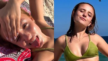 Larissa Manoela elege biquíni elegante e ostenta abdome definido na praia: "Diva" - Reprodução/Instagram