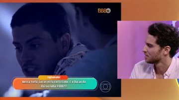 BBB22: Lucas tem reação surpreendente ao descobrir mentiras de Arthur - Reprodução / TV Globo
