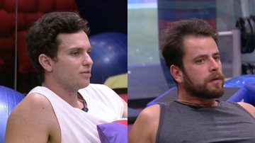 Lucas e Gustavo detonaram Jade Picon em uma conversa na academia do BBB22 - Reprodução/TV Globo