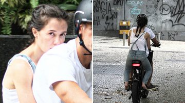 Novo amor? Discreta, Marjorie Estiano é flagrada na garupa de bonitão em passeio pelo Rio - AgNews
