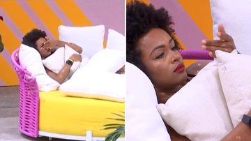 BBB22: Natália se abala após movimento arriscado e chora: "Não estou conseguindo" - Reprodução/TV Globo
