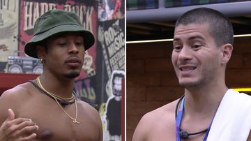 BBB22: Arthur Aguiar envenena sister para Paulo André: "Levantando a questão" - Reprodução/TV Globo