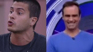 BBB22: Tadeu Schmidt dá risada dos brothers durante jogo da discórdia e web pira - Reprodução / TV Globo