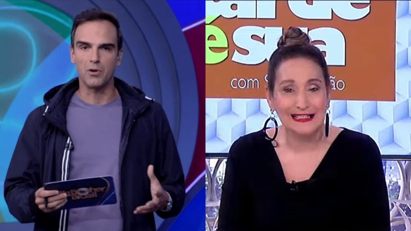 BBB22: Sonia Abrão esculacha sister por falta de educação com Tadeu Schmidt - Reprodução/Globo/RedeTV!