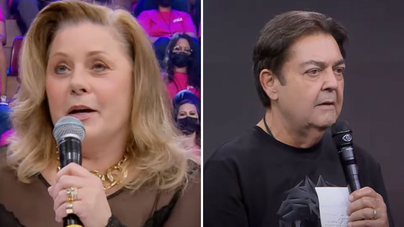 Vera Fischer corrige Faustão após sequência de gafes: "Não é" - Reprodução/TV Globo