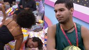 BBB22: Natália tenta acordar Eli com beijos e Vyni fica incomodado: "Tô avisando" - Reprodução/TV Globo