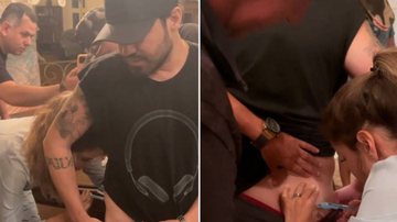 O que rolou? Esposa de Sorocaba aplica injeção no bumbum de Fernando Zor - Reprodução/Instagram