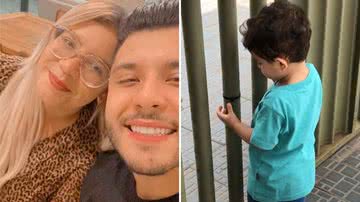 Filho de Marília Mendonça e Murilo Huff é flagrado chamando o pai: "Quem aguenta?" - Reprodução/Instagram