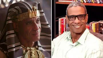 Jorge Lucas ainda fala que não era para fazer esse papel; saiba como foi o processo do artista para atuar como faraó Apepi - Reprodução/Record TV