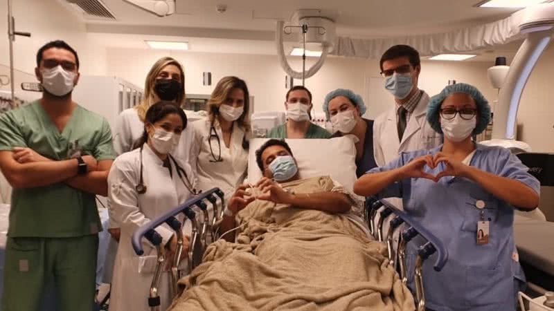 Após dor no peito, Geraldo Luís é hospitalizado e passa por cateterismo: “Susto” - Instagram