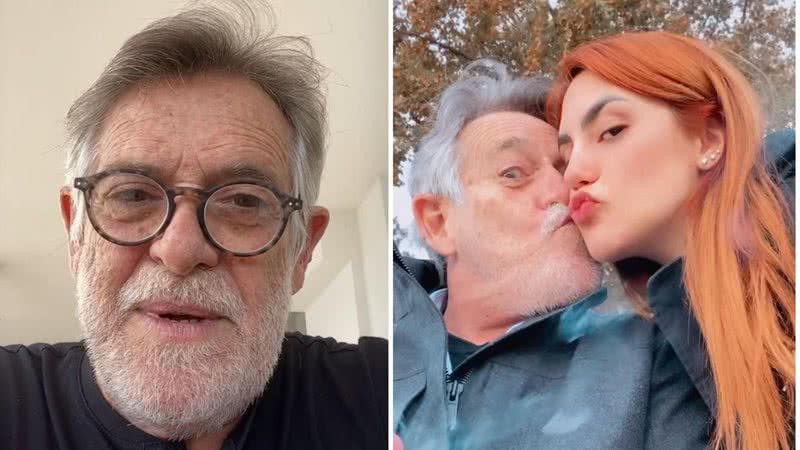 José de Abreu comemora aniversário da namorada que é 51 anos mais jovem: “Tanto amo” - Reprodução/Instagram