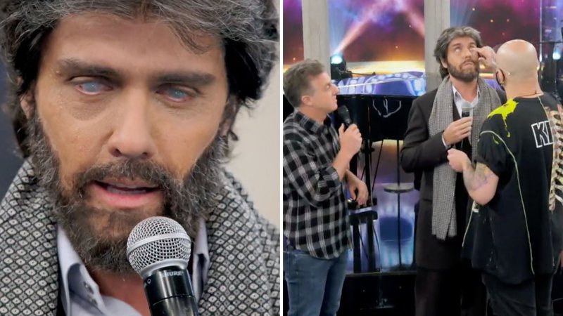No 'Domingão', Huck se incomoda com descaracterização ao vivo: "Que aflição" - Reprodução/TV Globo