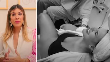 Lore Improta publica vídeo sem filtros de seu parto: "Eu senti a cabeça de Liz" - Reprodução/Instagram