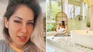 Mayra Cardi não consegue tomar banho e reclama nas redes sociais: "Descabelada e fedida" - Reprodução/Instagram
