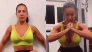 Scheila Carvalho treina pesado e exibe corpão sarado: "Quanto músculo" - Reprodução/Instagram