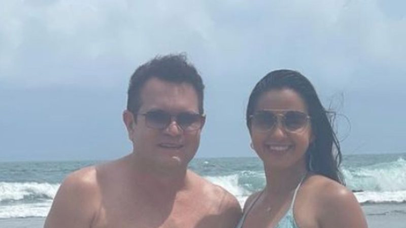 Ximbinha curte praia com a esposa em momento raríssimo: "Que corpão" - Reprodução/Instagram