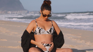 Prestes a dar à luz, Camila Rodrigues se despede da barriga - Reprodução/Instagram