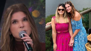 Cristiana Oliveira revela que se afastou da filha - Reprodução/TV Bandeirantes e Instagram
