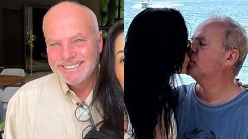Diretor Jayme Monjardim dá beijão em namorada 40 anos mais nova e se derrete - Reprodução/Instagram