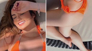 Ex-BBB Eslovênia quase deixa seios à mostra ao posar de biquíni milimétrico: "Sereia" - Reprodução/Instagram