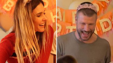 Os artistas Fernanda Lima e Rodrigo Hilbert reuniram a família para celebrar os 3 anos da filha com festa simples; confira o vídeo - Reprodução/Instagram