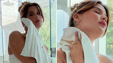 Filha de Flávia Alessandra escandaliza só de toalha após o banho: "Gostosona" - Reprodução/Instagram