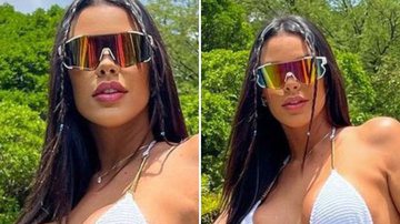 Ex-BBB Ivy Moraes quase explode o biquíni com decote farto e fãs suspiram: "Mulherão" - Reprodução/Instagram
