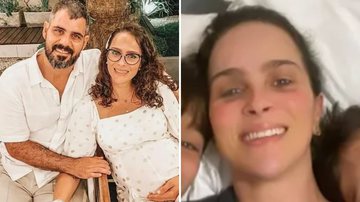A esposa de Juliano Cazzaré, Letícia Cazarré, reencontra filhos após meses na UTI com filha; veja - Reprodução/Instagram