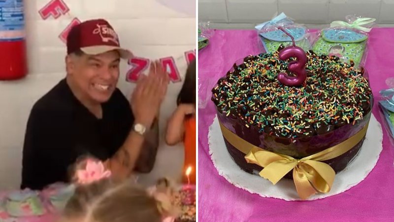 O ator Mauricio Mattar celebra 3 anos da filha com festa simples em escola; veja vídeo - Reprodução/Instagram