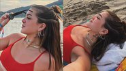 Mel Maia elege biquíni fio-dental e deixa tatuagens íntimas escaparem: "Gostosa" - Reprodução/Instagram