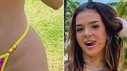 A atriz Mel Maia ostenta cinturinha PP de biquíni florido minúsculo nas redes sociais; confira - Reprodução/Instagram