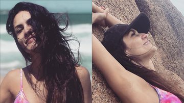 Paula Barbosa posa de biquíni e deixa escapar piercing indiscreto: "Delícia" - Reprodução/Instagram