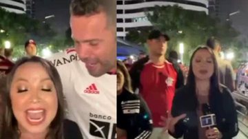 Repórter equatoriana se pronuncia após sofrer assédio de flamenguista na Libertadores da América - Reprodução/ Instagram